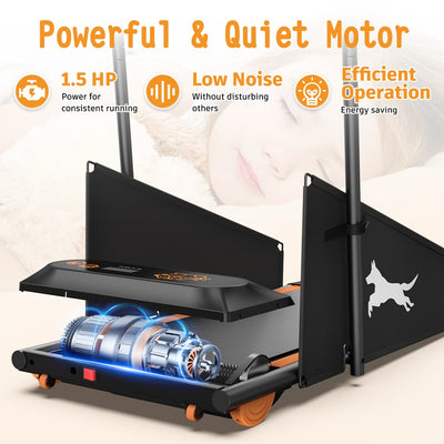 Dog Treadmill Small Dogs - Dog Treadmill For Medium Dogs - Dog Pacer Treadmill For Healthy & Fit Pets - Dog Treadmill Run Walk